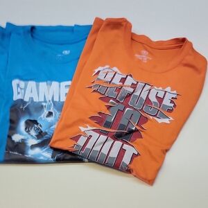 Athletic Works Orange and Blue Kids Tees